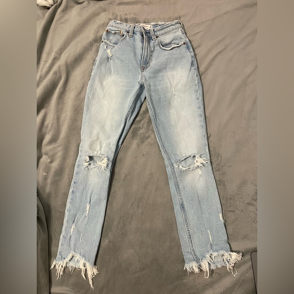 Abercrombie and Fitch High Rise Mom Jeans